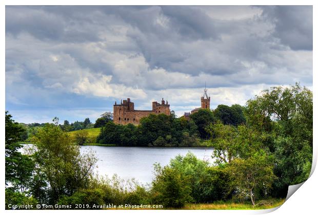 Linlithgow Palace and Church Print by Tom Gomez