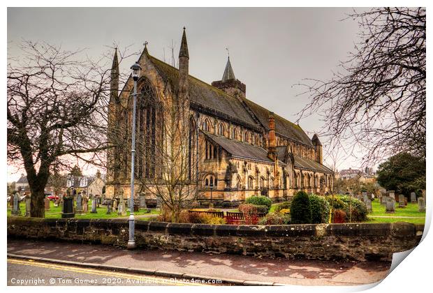 Dunblane Cathedral Print by Tom Gomez