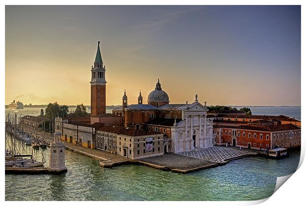 San Giorgio Maggiore Print by Tom Gomez