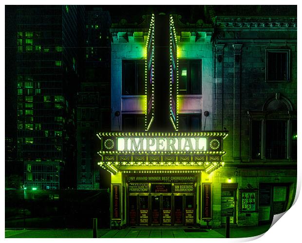 The Imperial Theater Print by Chris Lord