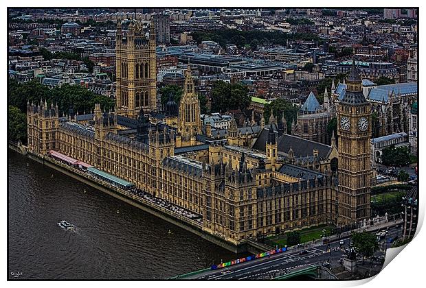 Houses of Parliament Print by Chris Lord