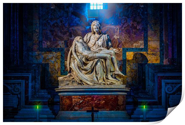 La Madonna della Pietà Print by Chris Lord