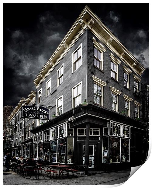 The White Horse Tavern Print by Chris Lord