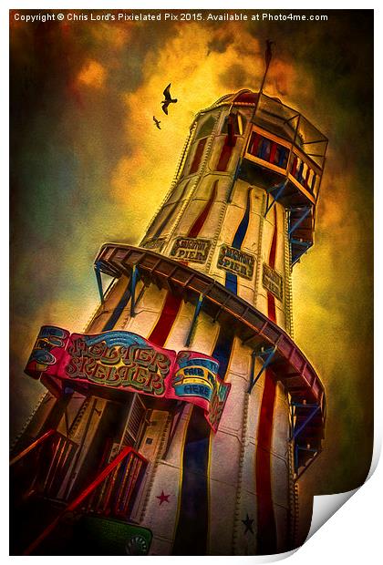  Helter Skelter Print by Chris Lord