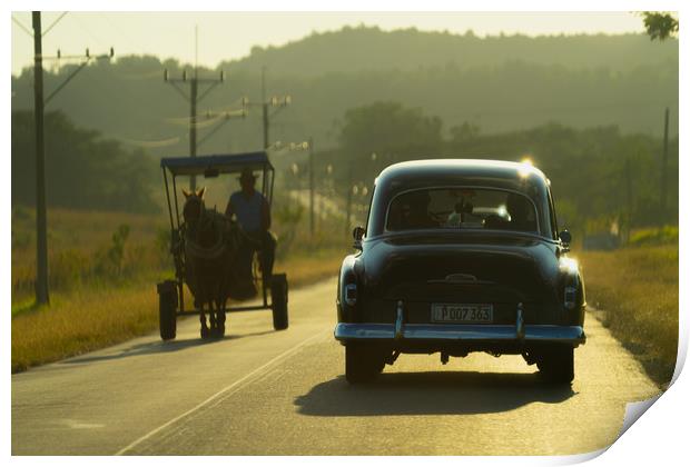 On The Road To Trinidad De Cuba Print by Chris Lord