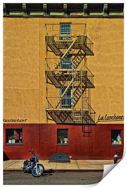 La Lunchonette Print by Chris Lord