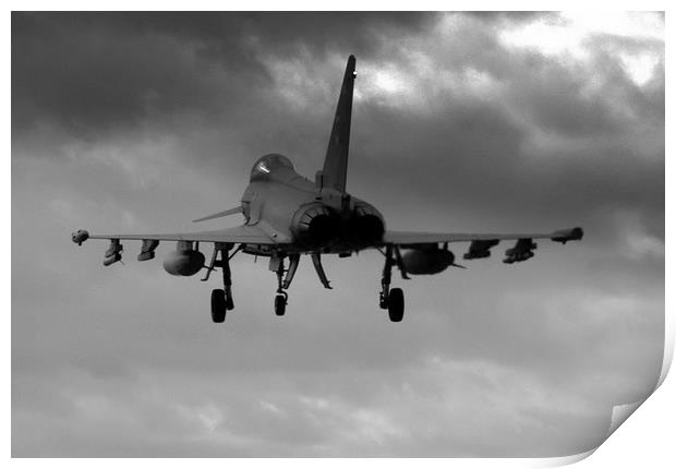 Typhoon before the storm Print by Karl Butler