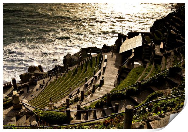 Minack Theatre Print by Karl Butler