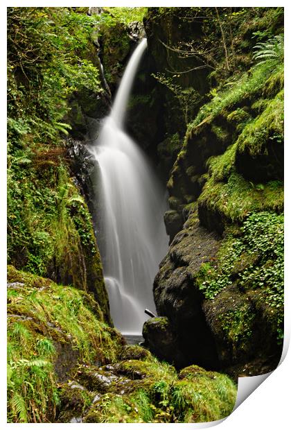  Aira Force Waterfall Print by Karl Butler