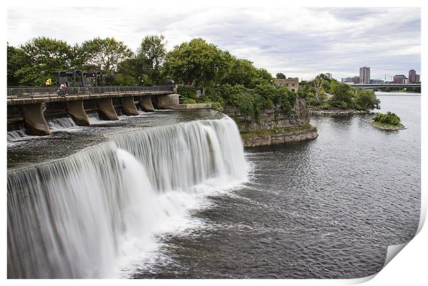 Rideau Falls Print by Lynne Morris (Lswpp)