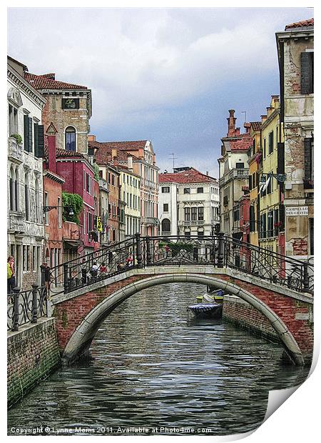 Beautiful Venice Print by Lynne Morris (Lswpp)