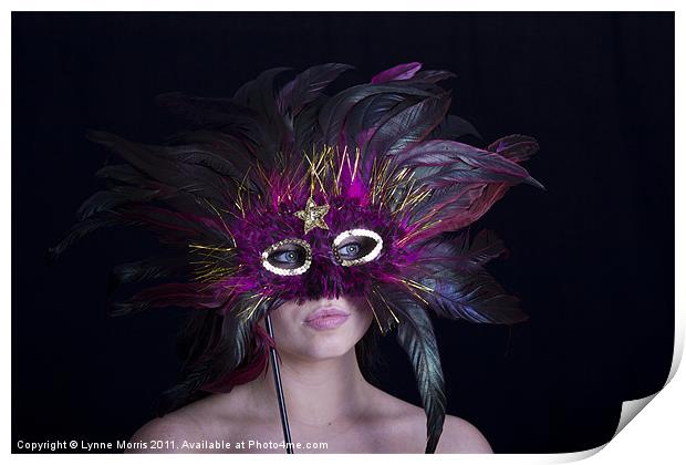 Masquerade Print by Lynne Morris (Lswpp)