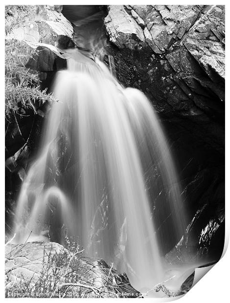 Bruar Falls Print by Lynne Morris (Lswpp)