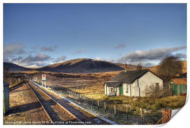 From Rannoch Station Print by Lynne Morris (Lswpp)