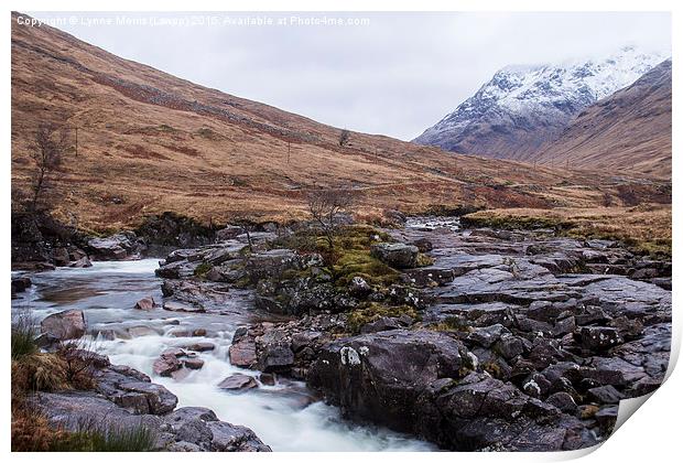  Glen Etive Print by Lynne Morris (Lswpp)