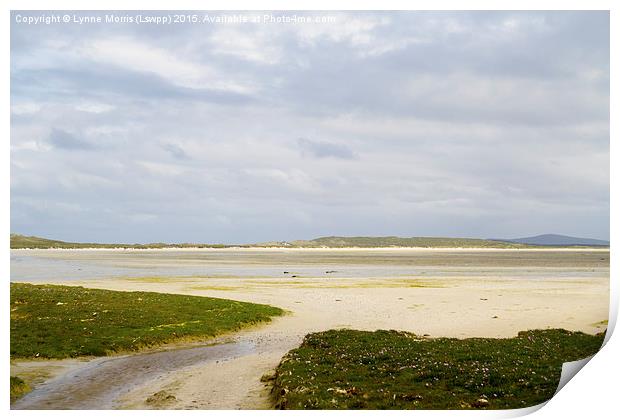  A Deserted Beach  Print by Lynne Morris (Lswpp)