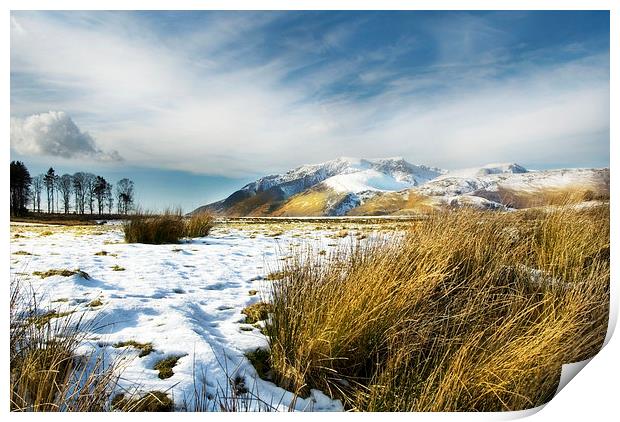 Blencathra Lake District Print by Eddie John