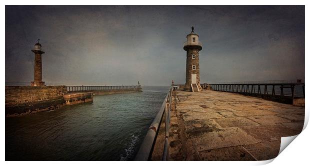  Whitby Harbour  Print by Eddie John