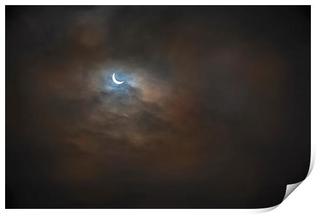  Todays Elclipse from Wilsthire Print by Eddie John