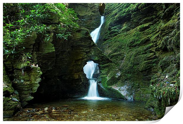  St Nectans Glen  Print by Eddie John