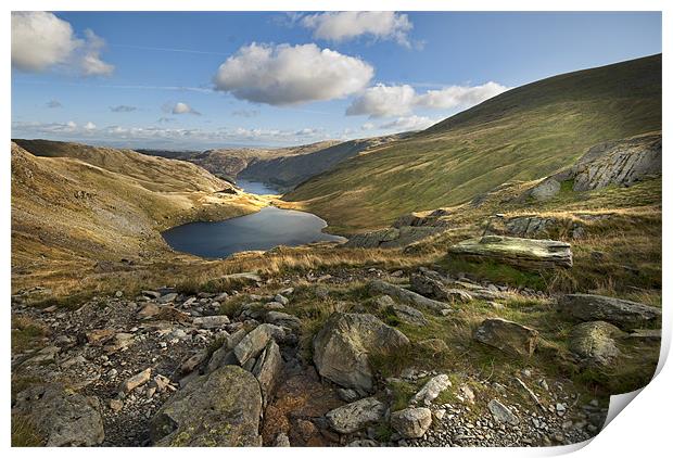 The Nan Bield Pass - Cumbria Print by Eddie John