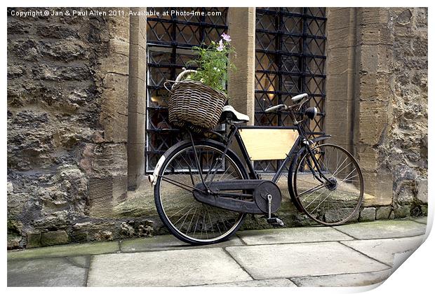 The Bike Print by Jan Allen