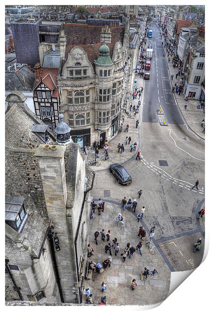 Oxford Views Print by Victoria Limerick