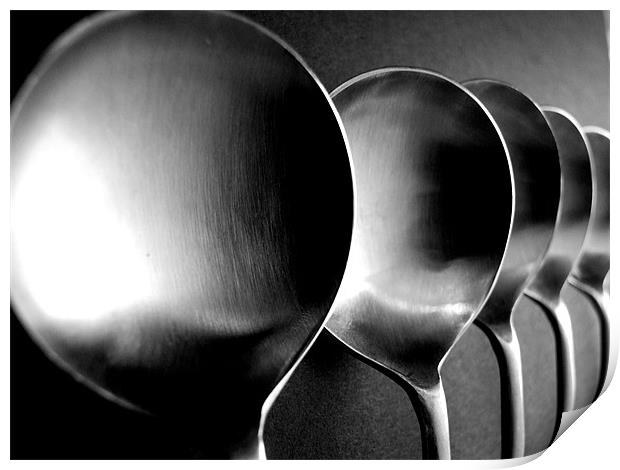 Soup Spoons - Still Life Print by Victoria Limerick