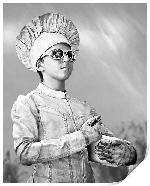 The Silver Chef Print by Dennis Gay