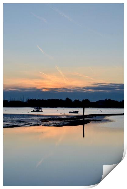 Langstone sunrise 2 Print by richard jones