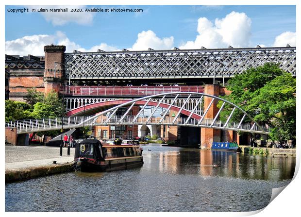 Castlefields Manchester Print by Lilian Marshall