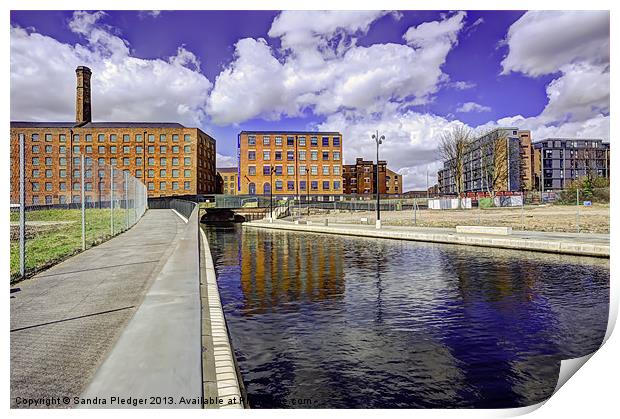 New Islington Marina Print by Sandra Pledger