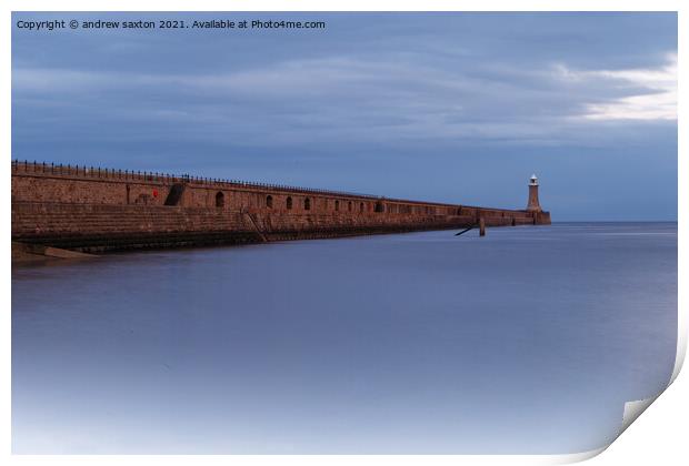 OUT TO SEA Print by andrew saxton