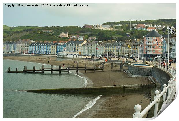  ABERYSTWYTH Print by andrew saxton