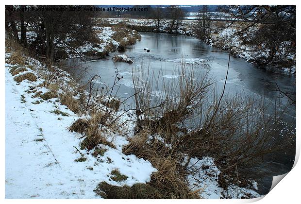 A WINTER'S DAY Print by andrew saxton