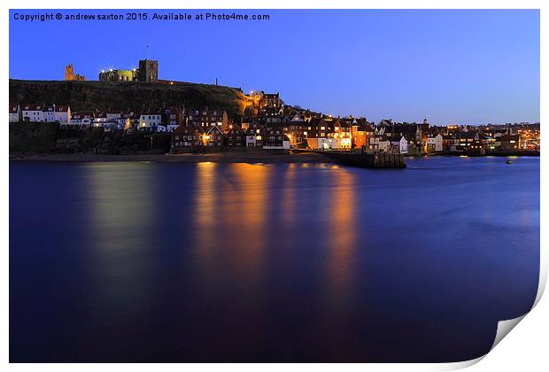  ITS WHITBY Print by andrew saxton