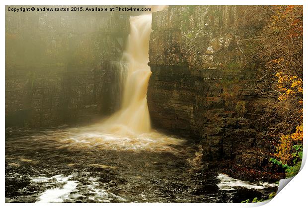  WATER FORCE Print by andrew saxton