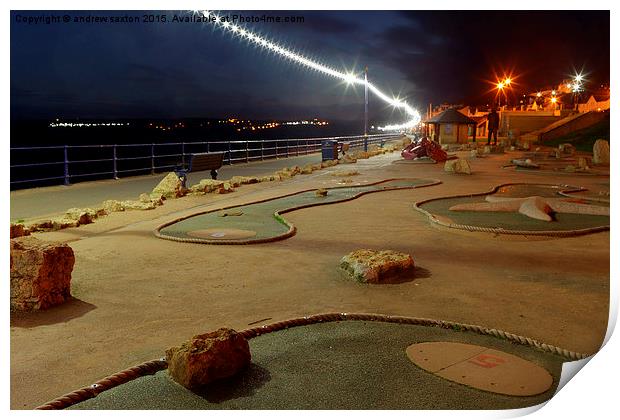  CRAZY GOLF ANY ONE  Print by andrew saxton