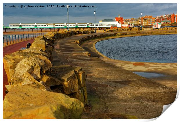 ST ANNES PIER  Print by andrew saxton