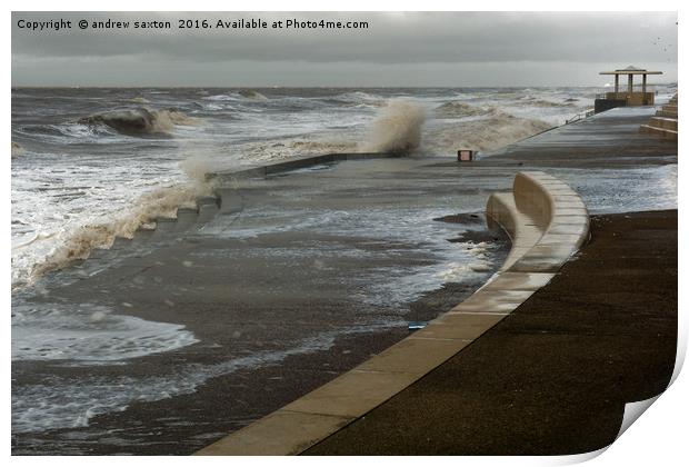 A GREY DAY Print by andrew saxton