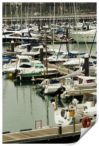 GOING SAILING Print by andrew saxton