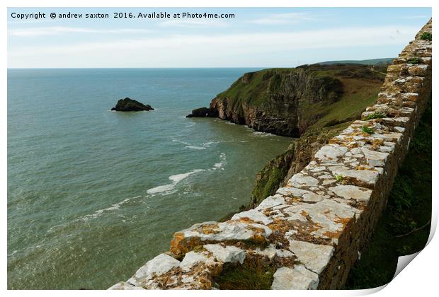 FORT WALL Print by andrew saxton