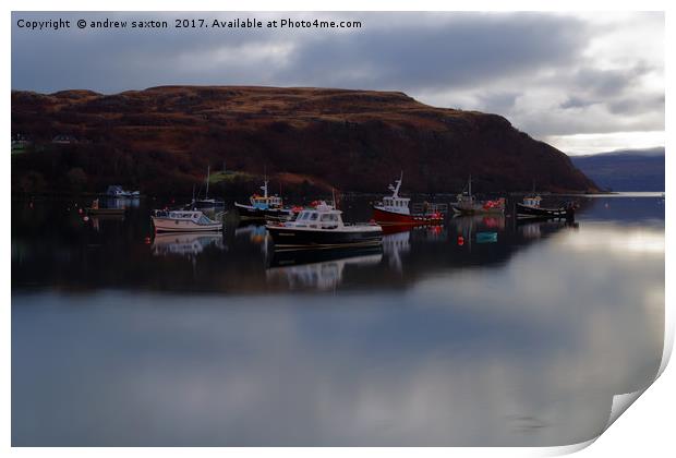 CLOUDY MORNING Print by andrew saxton