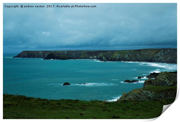 CLOUDY DAY ALL ROUND Print by andrew saxton