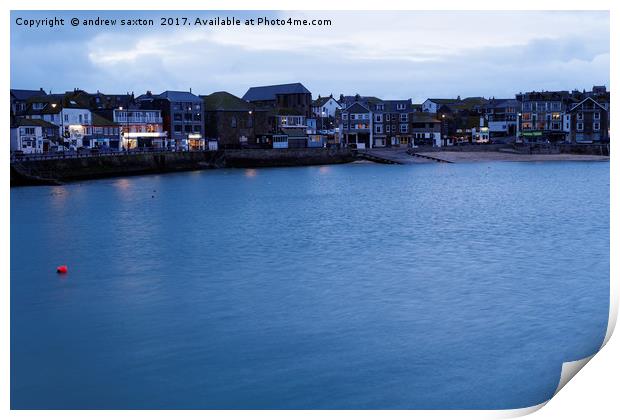 HARBOUR LIVING Print by andrew saxton