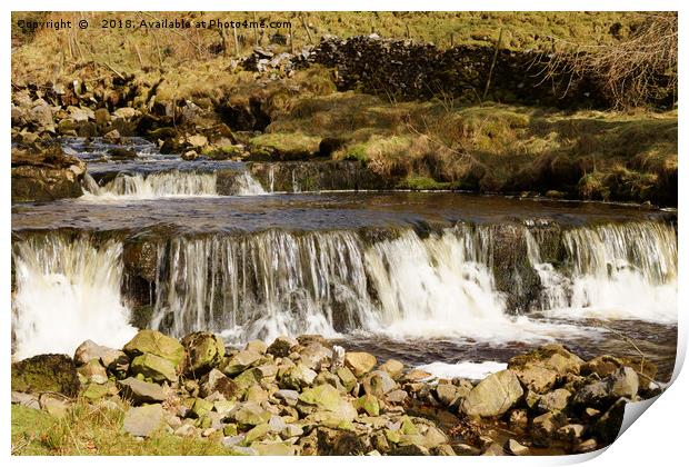 STONE WATERS Print by andrew saxton