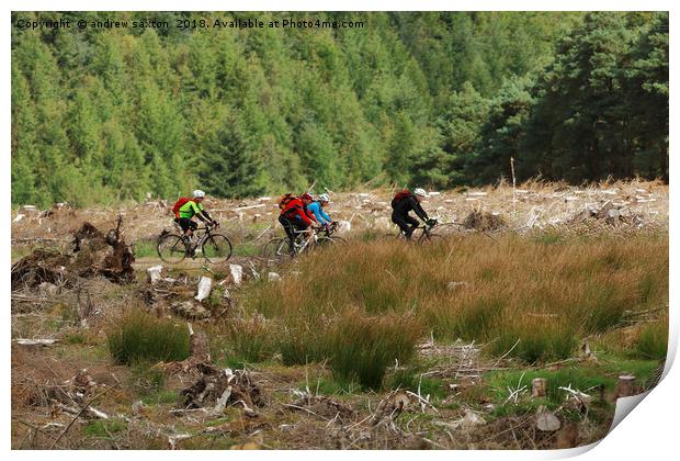 GOING CROSS COUNTRY Print by andrew saxton