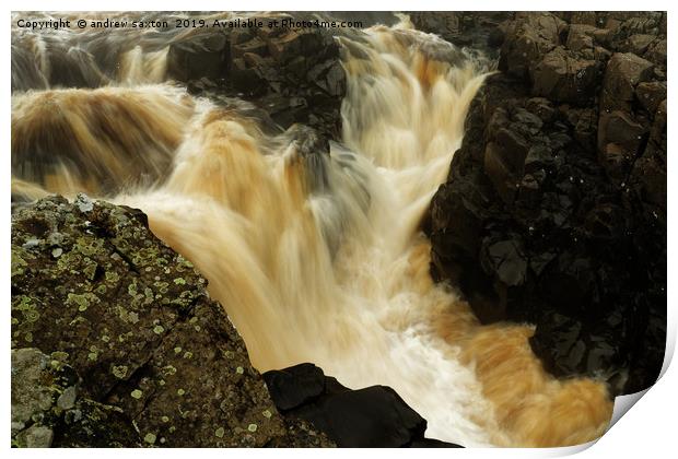 WATER FORCE Print by andrew saxton