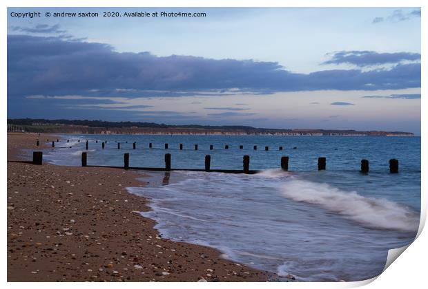 SANDY TIDE  Print by andrew saxton