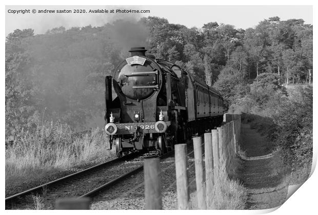 STEAM POWER Print by andrew saxton